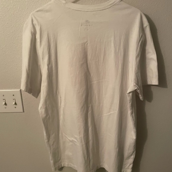 Nike White Tee with Vibrant Pink Logo - Picture 2 of 4